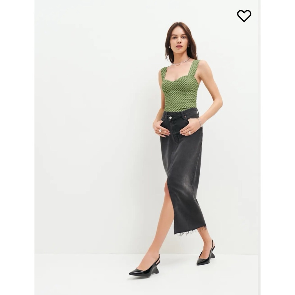 Reformation Green Hester Top - S $80